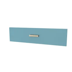 Façade bleue pour meuble tiroir 80 cm Fjord AURLANE