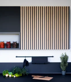 Façade BOTHA 60 cm fond noir