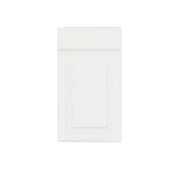 Façade Liath MDF revêtu PVC blanc 713x400mm 1 tiroir 1 porte