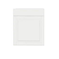 Façade Liath MDF revêtu PVC blanc 713x600mm 1 tiroir 1 porte