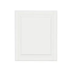 Façade Liath MDF revêtu PVC blanc 713x600mm pleine