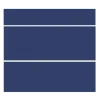 Façade Otta stratifié bleu nuit 16mm 713x800mm 3 tiroirs