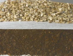 Feutre polyester allées et terrasses GEOTEX gris 1x25m