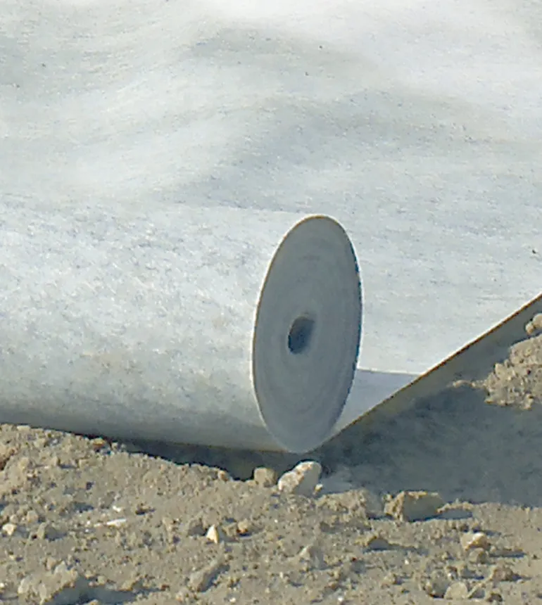 Feutre polyester allées et terrasses GEOTEX gris 1x25m