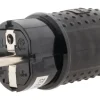 Fiche caoutchouc mâle 16A IP44
