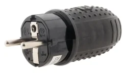 Fiche caoutchouc mâle 16A IP44