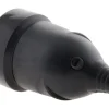 Fiche femelle 16A 2 pôles + terre noir NF