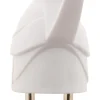 Fiche mâle 16A anneau blanc NF