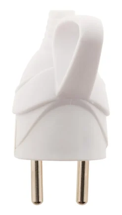 Fiche mâle 16A anneau blanc NF