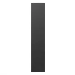 Fileur d'angle Façade Basalt noir mat 713x100mm