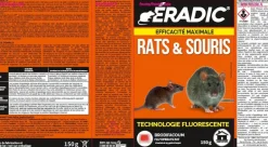 Flu'operats pat raticide canadien 150 g ERADIC