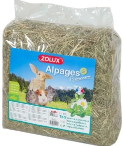 Foin des alpages premium aromatisé menthe-camomille