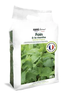 Foin Premium à la menthe spécial rongeurs 20L HAMI FORM