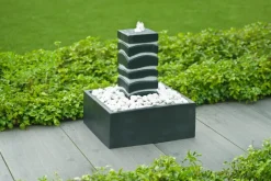 Fontaine Borgo avec éclairage Led - L.50 x H.58 x l.50cm