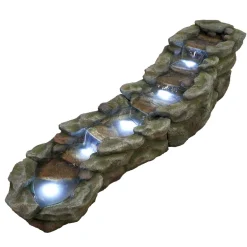 Fontaine Brembo avec éclairage Led - L.212x H.51 x l.58cm