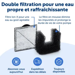 Fontaine à bulles Viva 4,1L blanc PETSAFE