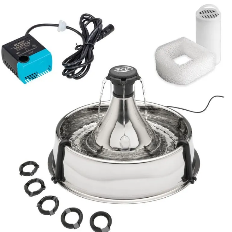 Fontaine 360° en inox 3,8L