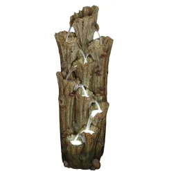 Fontaine Tiros avec éclairage Led - L.74 x H.200 x l.70cm