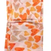 Foulard orange coeur