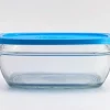 Freshbox Carré avec Couvercle Bleu 14cm