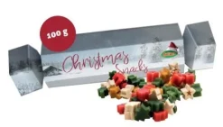 Friandise pour chien moyen Cracker Noël au poulet 100g