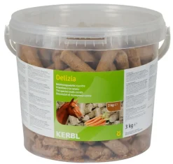 Friandises Delizia pour chevaux 3kg carotte