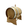 Fût en chêne 5L avec bonde bois + support