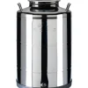 Fût en inox avec robinet nickel 50L