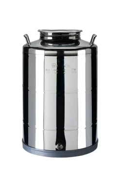 Fût en inox avec robinet nickel 20L