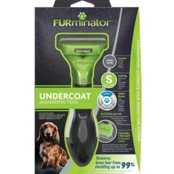 Furminator brosse anti-mue chien poils longs S