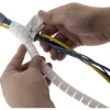 Gaine range-câble Ø20mm 1,5m blanc ZENITECH