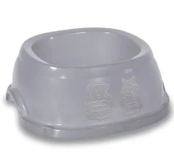 Gamelle pour chien plastique antidérapante gris 0,7L ZOLUX