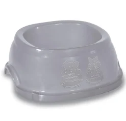 Gamelle pour chien plastique antidérapante gris 0,4L ZOLUX