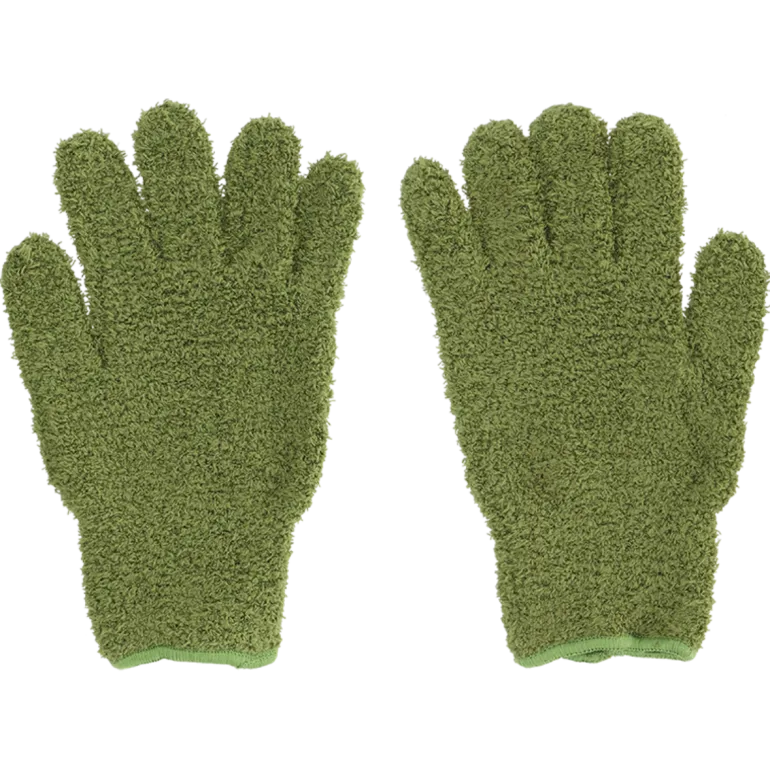 Gants antipoussière verts Taille unique