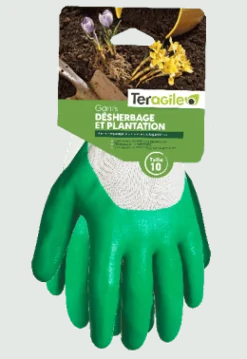 Gants de désherbage et plantation