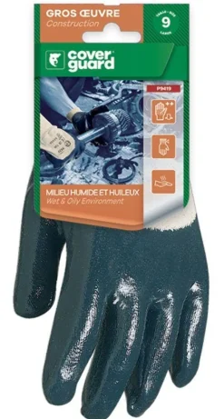 Gants de protection manutention générale et loudre T.9