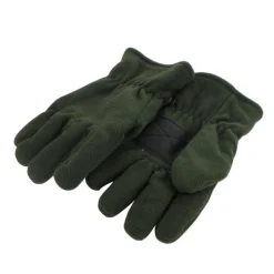 Gants polaire doublé kaki