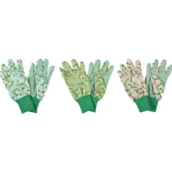 Gants de jardin motif roses - Vendu à la paire