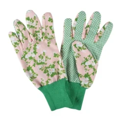 Gants de jardin motif roses - Vendu à la paire