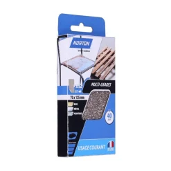 Garniture de ponçage Auto-agrippant 70x125mm G40 (x12)