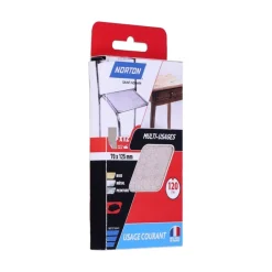 Garniture de ponçage Auto-agrippant 70x125mm G120 (x12)