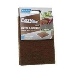 Garniture rectangulaire abrasive à main marron 115x150