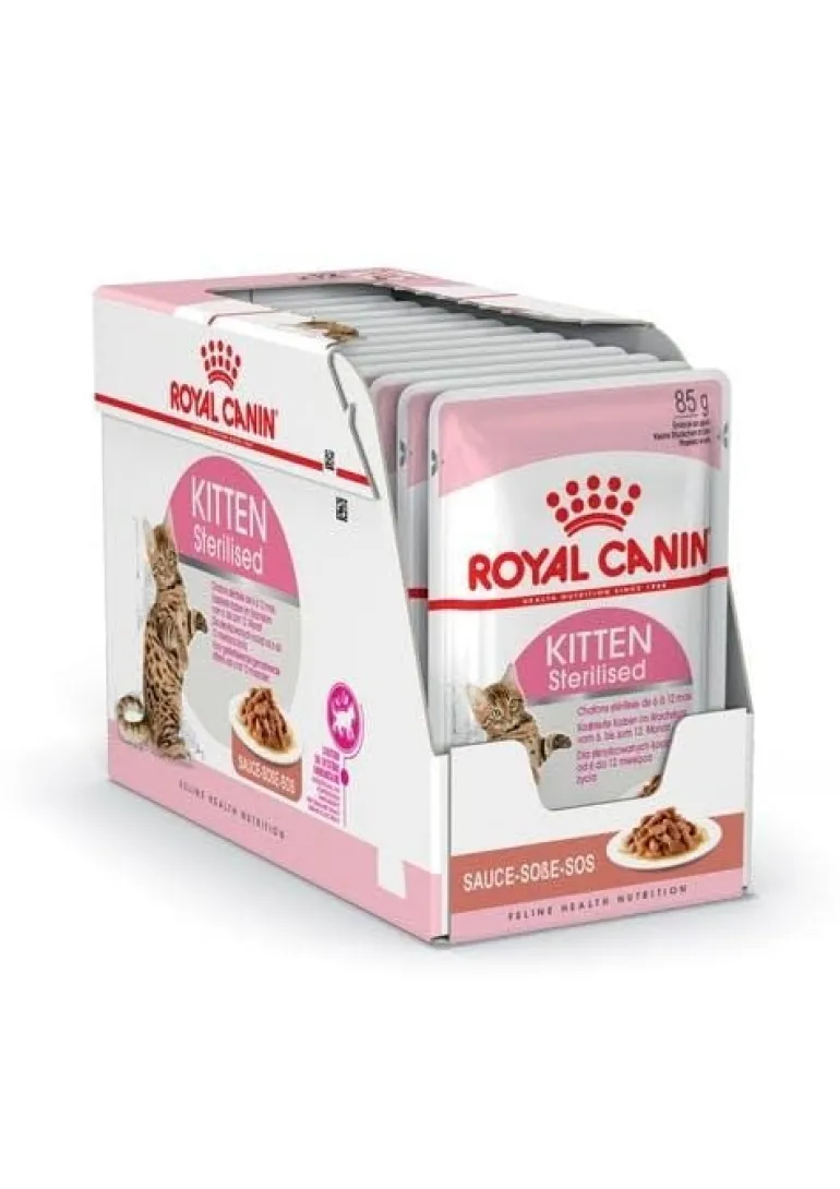 Gelée pour chaton stérilisé en sauce Kitten 12x85g