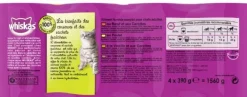 Gelée pour chat 4 variétés viande 4x390g WHISKAS