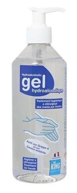 Gel hydro alcoolique King 500 ml flacon pompe
