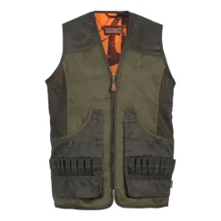 Gilet de chasse réversible savane ghost camo blaze