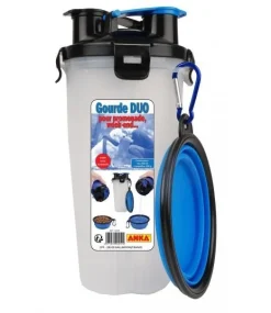Gourde duo croquettes et eau ANKA