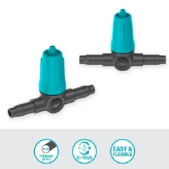 Goutteur en ligne réglable 0-15 L/h GARDENA