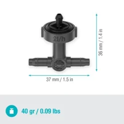 Goutteur en ligne régulateur de pression 2l/h GARDENA x20