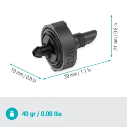 Goutteur fin de ligne régulateur de pression 2L/h GARDENA